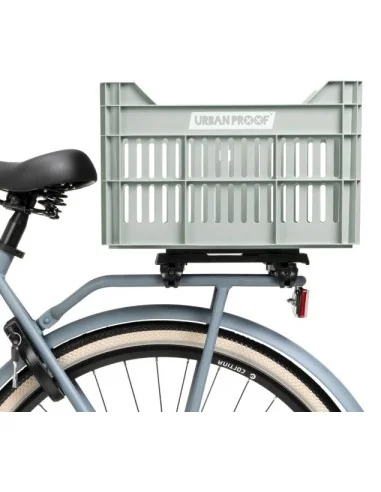 Gerecyclede Fietskrat Urban Proof Click 30 Liter - Mistig Mintgroen