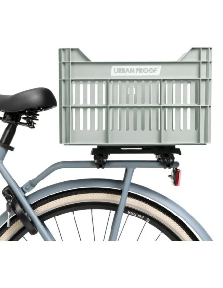 Gerecyclede Fietskrat Urban Proof Click 30 Liter - Mistig Mintgroen