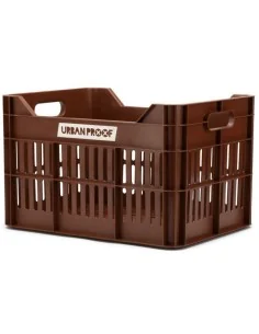 Gerecyclede Fietskrat Urban Proof Click 30 Liter - Donkerbruin