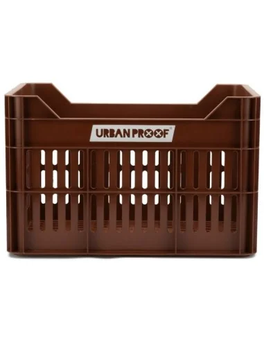 Gerecyclede Fietskrat Urban Proof Click 30 Liter - Donkerbruin