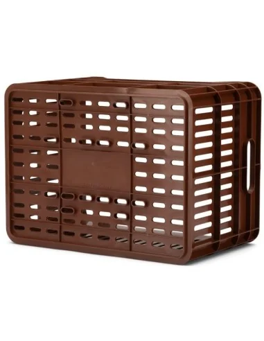 Gerecyclede Fietskrat Urban Proof Click 30 Liter - Donkerbruin