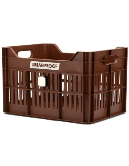 Gerecyclede Fietskrat Urban Proof Click 30 Liter - Donkerbruin