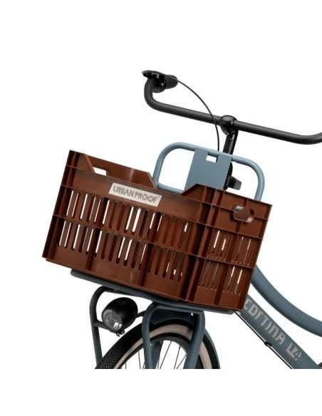 Gerecyclede Fietskrat Urban Proof Click 30 Liter - Donkerbruin