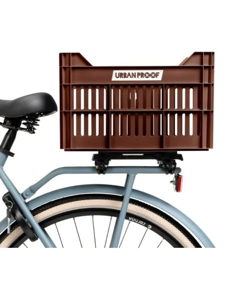 Gerecyclede Fietskrat Urban Proof Click 30 Liter - Donkerbruin