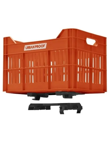 Gerecyclede Fietskrat Urban Proof Click 30 Liter - Oranje