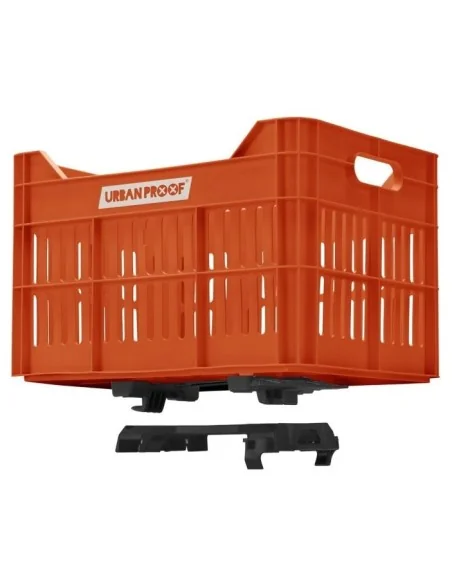 Gerecyclede Fietskrat Urban Proof Click 30 Liter - Oranje