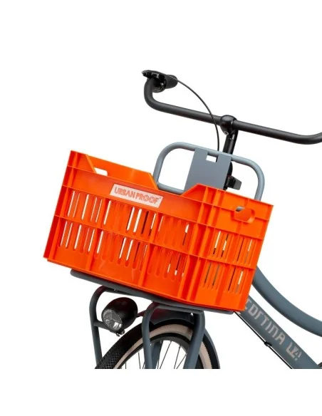 Gerecyclede Fietskrat Urban Proof Click 30 Liter - Oranje