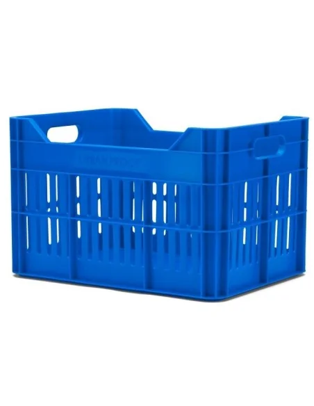 Gerecyclede fietskrat Urban Proof Click 30 liter - koningsblauw