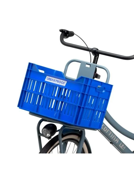 Gerecyclede fietskrat Urban Proof Click 30 liter - koningsblauw