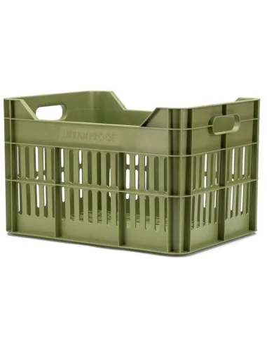 Gerecyclede fietskrat Urban Proof Click 30 liter - olijf groen