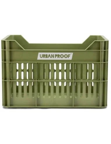 Gerecyclede fietskrat Urban Proof Click 30 liter - olijf groen