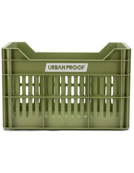 Gerecyclede fietskrat Urban Proof Click 30 liter - olijf groen