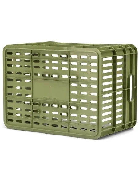 Gerecyclede fietskrat Urban Proof Click 30 liter - olijf groen