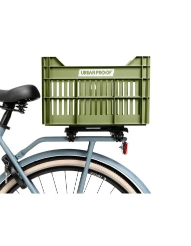 Gerecyclede fietskrat Urban Proof Click 30 liter - olijf groen