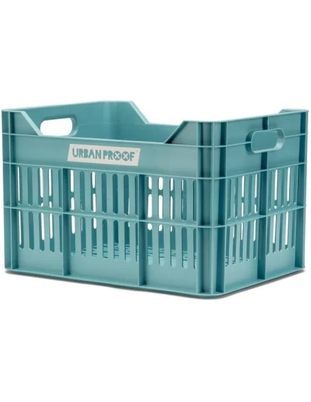 Gerecyclede fietskrat Urban Proof Click 30 liter - lucht blauw