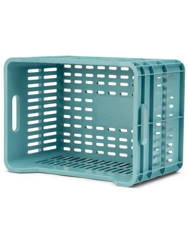 Gerecyclede fietskrat Urban Proof Click 30 liter - lucht blauw