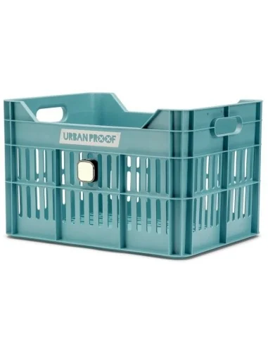 Gerecyclede fietskrat Urban Proof Click 30 liter - lucht blauw