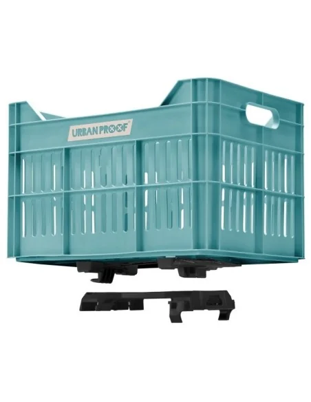 Gerecyclede fietskrat Urban Proof Click 30 liter - lucht blauw