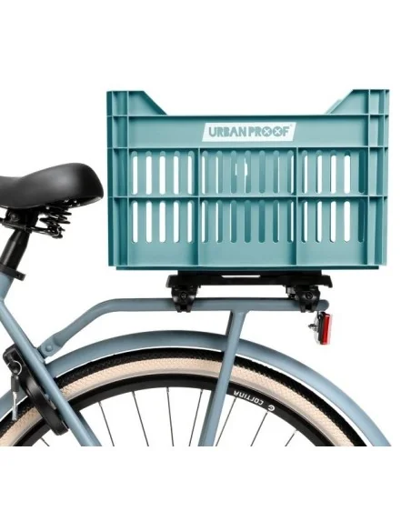 Gerecyclede fietskrat Urban Proof Click 30 liter - lucht blauw