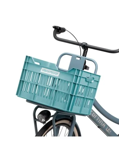 Gerecyclede fietskrat Urban Proof Click 30 liter - lucht blauw