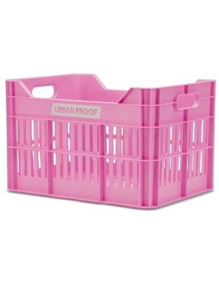 Gerecyclede Fietskrat Urban Proof Click 30 Liter - Felroze