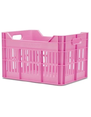 Gerecyclede Fietskrat Urban Proof Click 30 Liter - Felroze