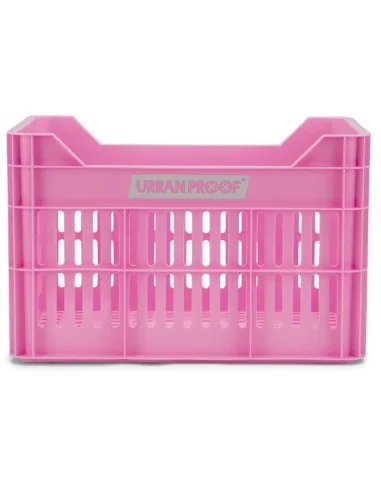 Gerecyclede Fietskrat Urban Proof Click 30 Liter - Felroze