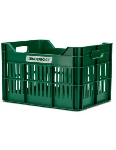 Gerecyclede Fietskrat Urban Proof Click 30 Liter - Retro Groen