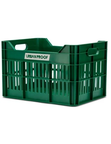 Gerecyclede Fietskrat Urban Proof Click 30 Liter - Retro Groen