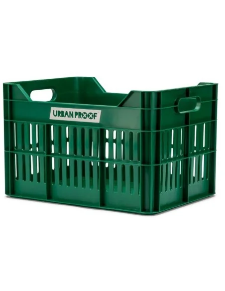 Gerecyclede Fietskrat Urban Proof Click 30 Liter - Retro Groen