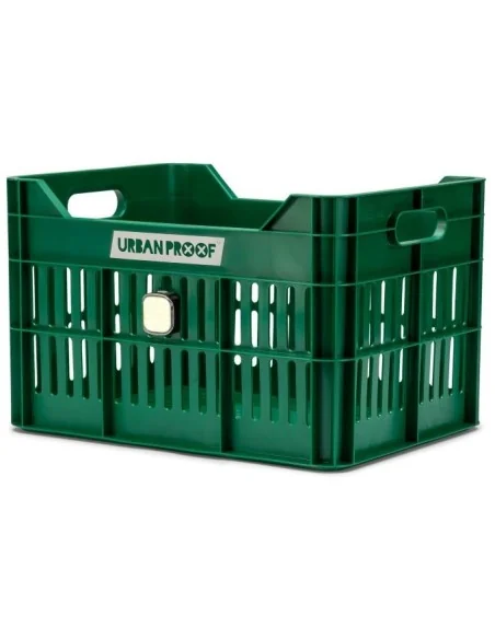 Gerecyclede Fietskrat Urban Proof Click 30 Liter - Retro Groen
