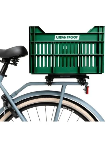 Gerecyclede Fietskrat Urban Proof Click 30 Liter - Retro Groen
