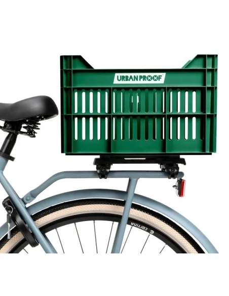 Gerecyclede Fietskrat Urban Proof Click 30 Liter - Retro Groen