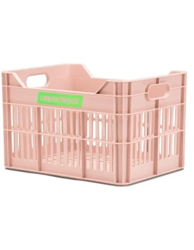 Gerecyclede Fietskrat Urban Proof Junior 15 Liter - Pastelroze