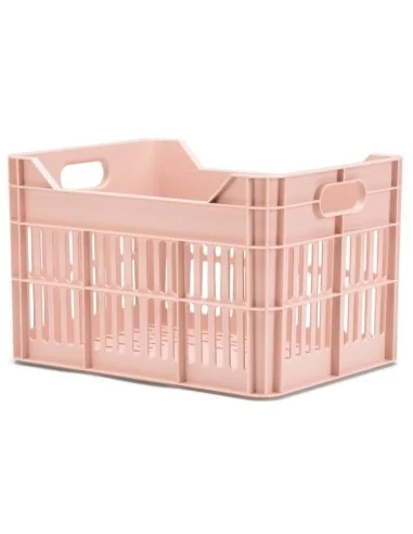 Gerecyclede Fietskrat Urban Proof Junior 15 Liter - Pastelroze