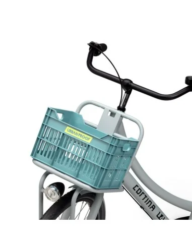 Gerecyclede Fietskrat Urban Proof Junior 15 Liter - Luchtblauw