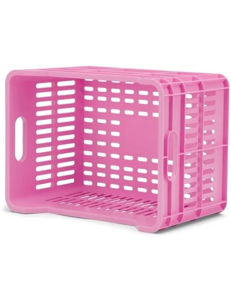 Gerecyclede Fietskrat Urban Proof Junior 15 Liter - Felroze