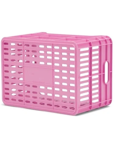 Gerecyclede Fietskrat Urban Proof Junior 15 Liter - Felroze