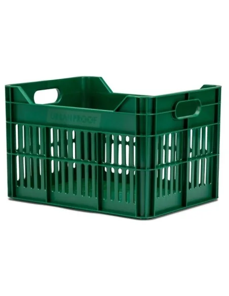 Gerecyclede Fietskrat Urban Proof Junior 15 Liter - Retro Groen