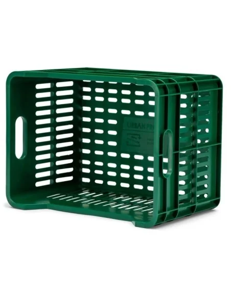 Gerecyclede Fietskrat Urban Proof Junior 15 Liter - Retro Groen