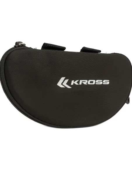 Fietsbril Kross Fly UV400 meekleurende lenzen - zwart frame