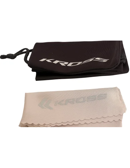Fietsbril Kross Flash UV400 gepolariseerde lenzen - zwart frame
