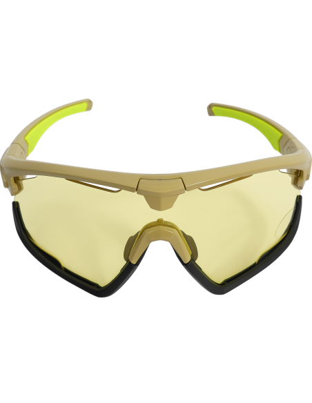 Fietsbril Kross Braker UV400 verwisselbare lenzen - beige frame