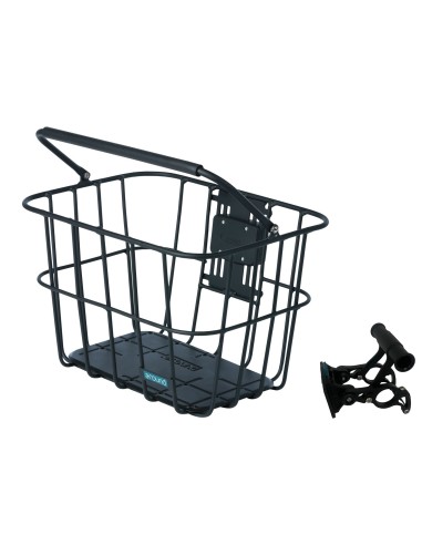 Fietsmand Around ACE VR afneembaar incl. stuurbochthouder - zwart