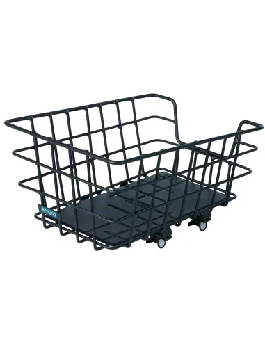 Fietsmand Around College incl. Around fix systeem - zwart