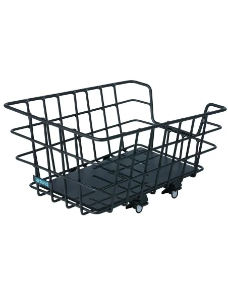 Fietsmand Around College incl. Around fix systeem - zwart