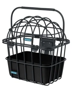 Dierenfietsmand Around Luna afneembaar incl. ACE stuurbochthouder - mat zwart 2