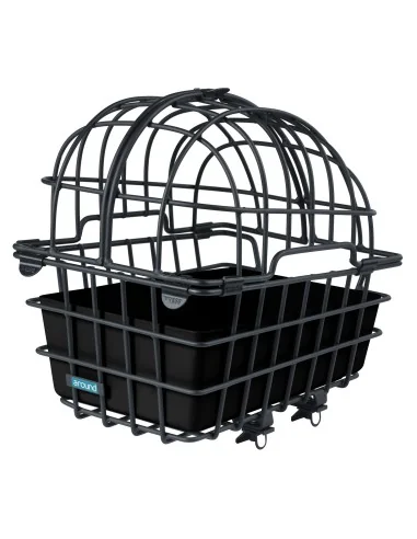Dierenfietsmand Around Luna XL incl. Around fix system - mat zwart
