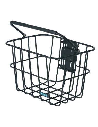 Fietsmand Around ACE afneembaar incl.montageplaat voor Klick-Fix adapter - mat zwart