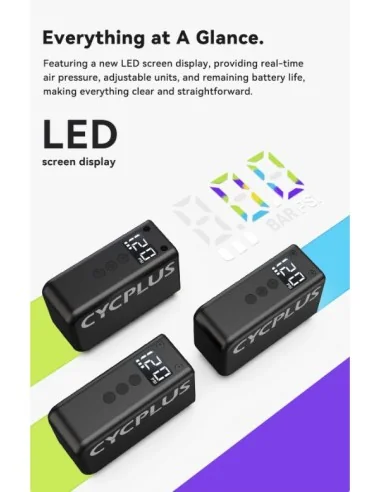 Elektrische accupomp Cycplus AS2 Pro - zwart